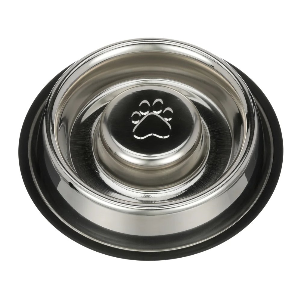 Neater Pets Non-Tip Stainless Steel Slow Feed Bowl product photo