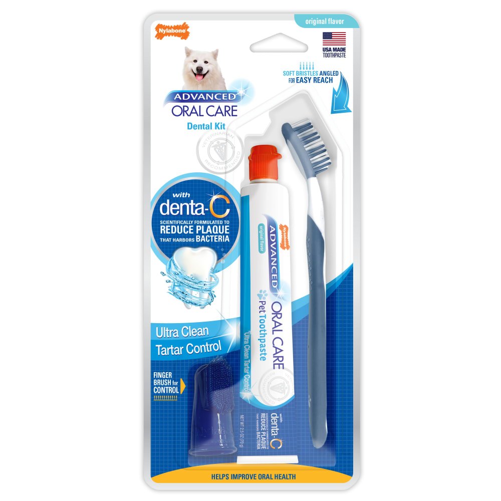Nylabone Advanced Oral Care Dog Dental Kit product photo