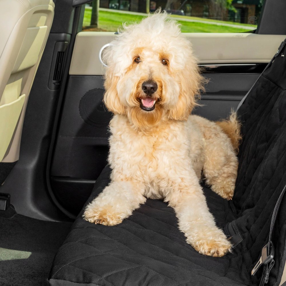Happy Ride Quilted Bench Seat Cover product photo