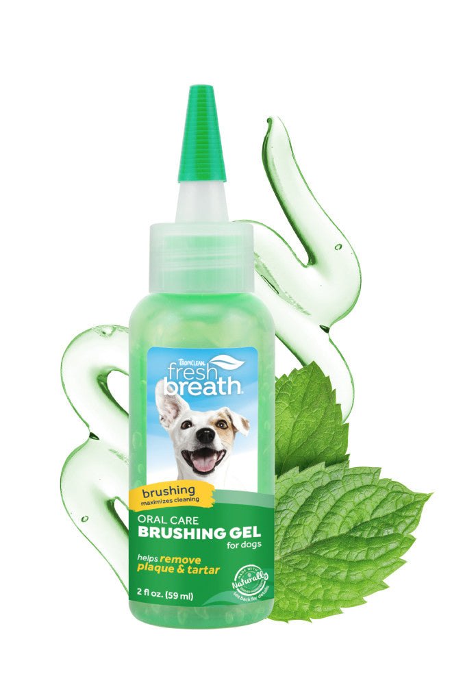 TropiClean Fresh Breath Dental & Oral Care Brushing Gel for Pets product photo